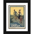 thumbnail image 1 of F. CAPELLI 11x14 Black Ornate Wood Framed Double Matted Museum Art Print Titled: Cycles of All (ca. 1896), 1 of 5