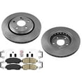 thumbnail image 1 of F Carbon Performance Disc Brake Rotors Brake Pads for Honda Passport 2019-2023, 1 of 6