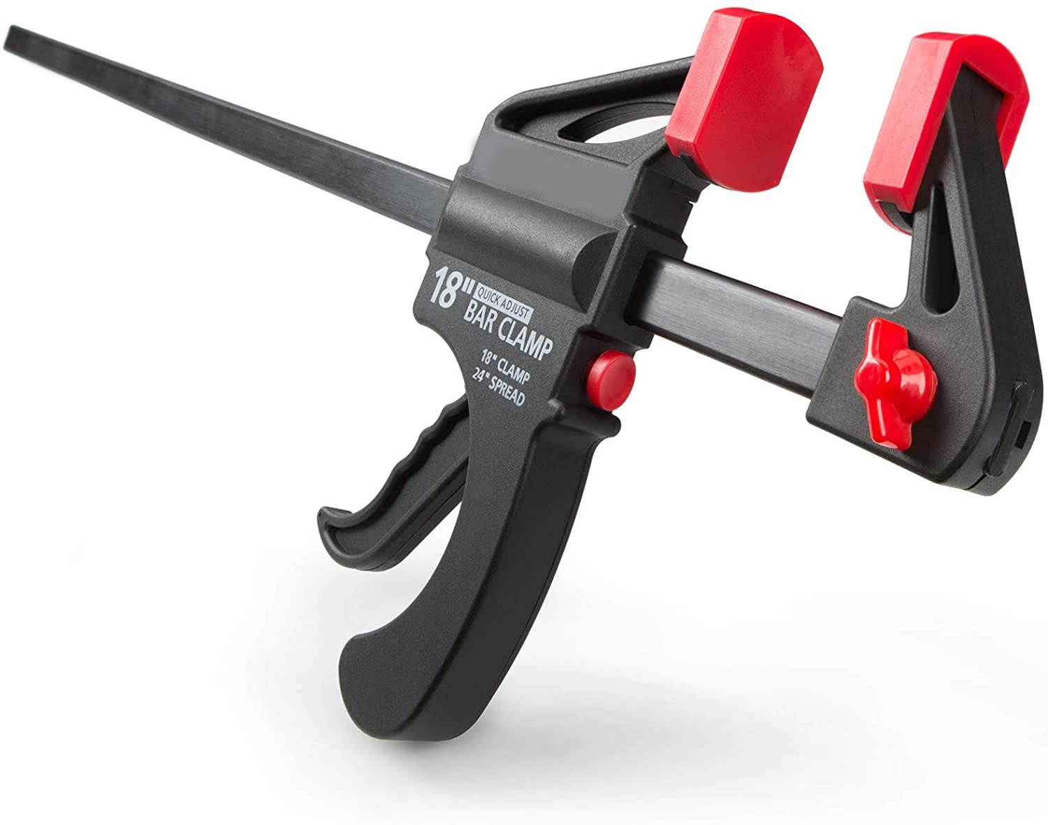 F Clamp ,Quick Grip Clamps, 18 Inch Bar Clamps Quick Ratchet Release Woodworking DIY Hand Tool Kit for Wood Durable and Easy to Operate