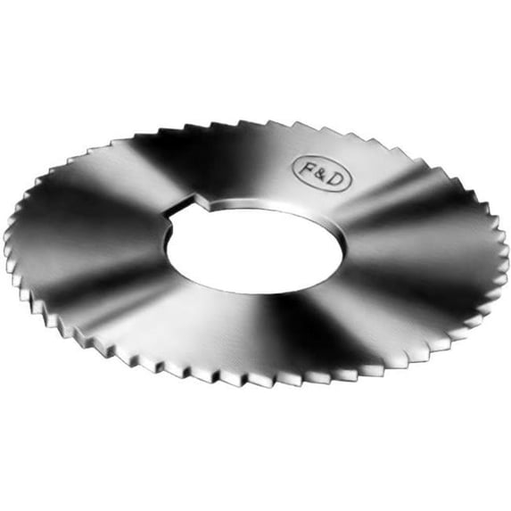 F&D Tool 15484-J201 Jewelers Slotting Saw, High Speed Steel - 3 dia. x 0.051 W x 1 Hole with 168 Teeth
