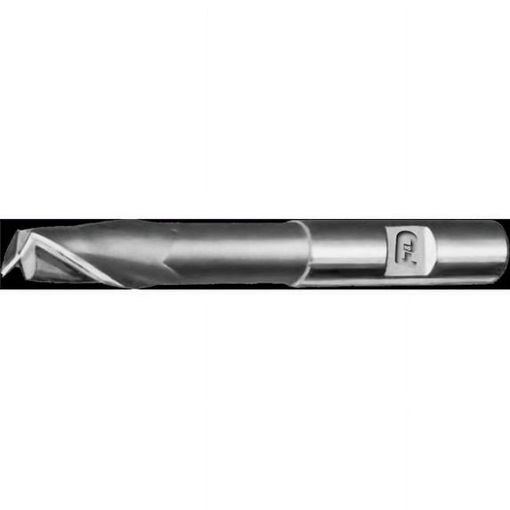 F&D Tool 17645-T728 Single End Extension Type Right Hand Two Flute Endmill, High Speed Steel - 0.625 dia. x 0.625 Shank dia. x 1.375 Flute Length x 4.687 OAL