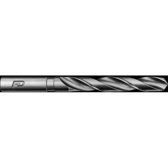 F&D Tool Straight Shank Righ Hand Taper Length Drill, High Speed Steel - 0.515 dia. x 4.75 Flute Length x 8 OAL - Series D251