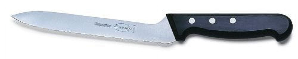 F. Dick 7'' off Set Bread/Utility Knife. Serrated Edge.