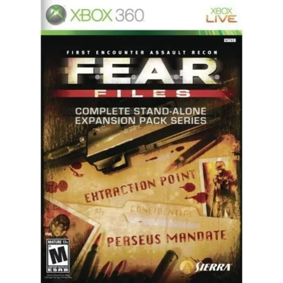 Restored F.E.A.R. Files Physical Video Game for Xbox