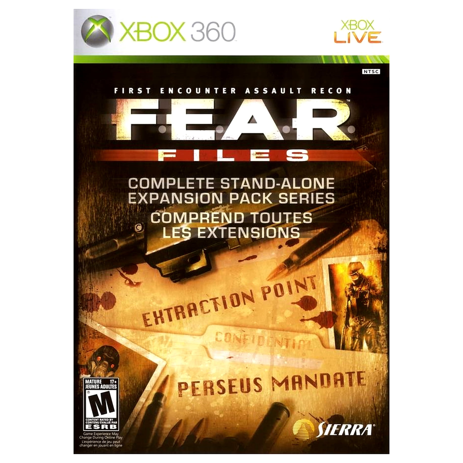 FEAR Files - Xbox 360 - Walmart.com