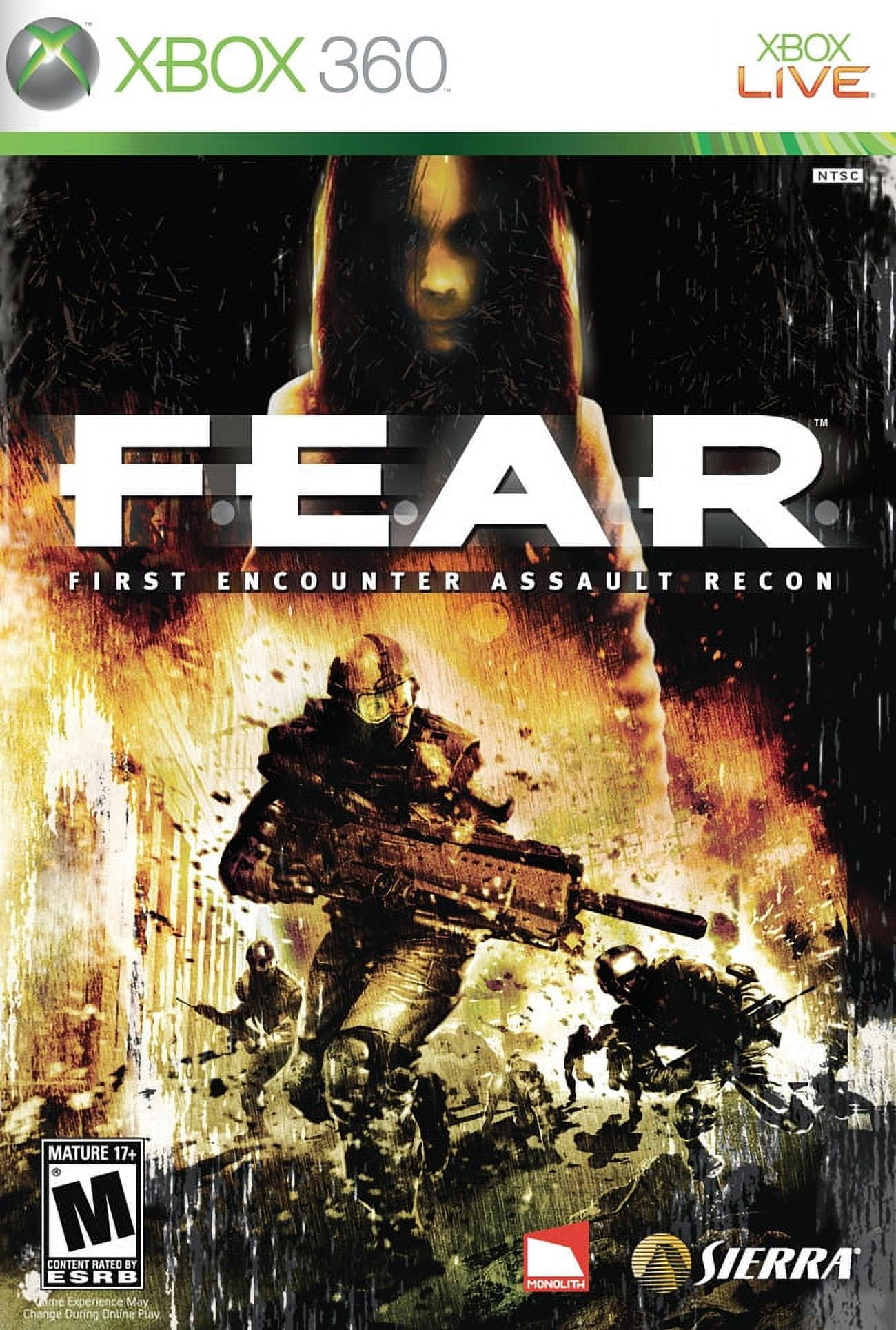 Xbox360 - xbox360★F.E.A.R. FIRST ENCOUNTER F.E.A.R. Xbox 360 FPS Game, Tested and Working, Disc Only