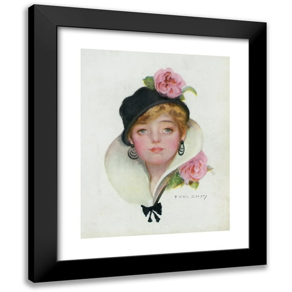 F. Earl Christy 15x18 Black Modern Framed Museum Art Print Titled - Nobody Home! (1914)