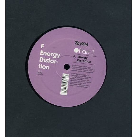 F - Energy Distortion [Pt. 1] [EP] [Single] - Electronica - Vinyl