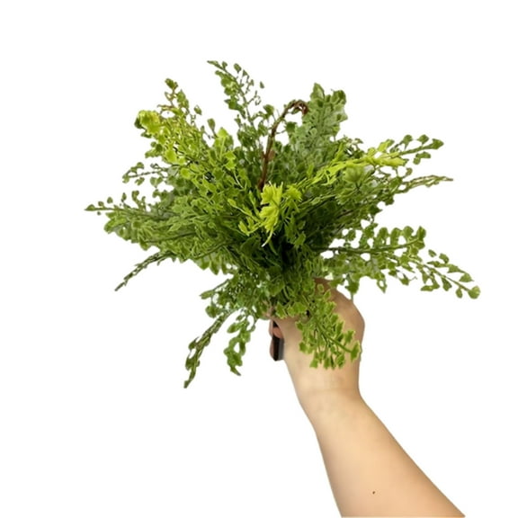 F Faux Fern Leaves Artificial Greenery Plantss for Home Decoration Bouquet Arrangement Centerpiece Realistic Looking Plastic