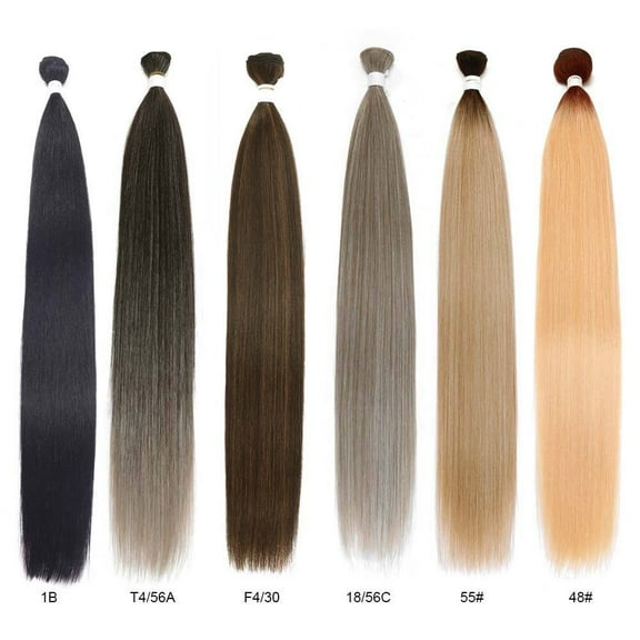 F Flame Retardant Hair Bundle 24 Inch For Weave And Braid