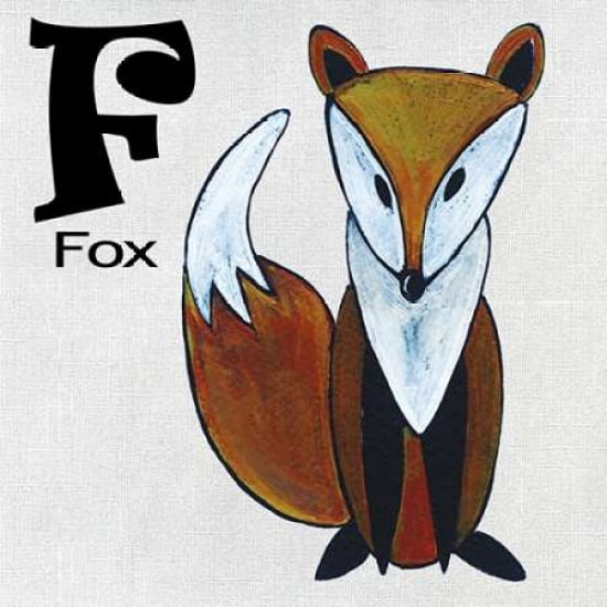 F - Fox Canvas Art - Shanni Welsh (24 x 24)