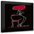 thumbnail image 1 of F. Grosliere 20x20 Black Modern Framed Museum Art Print Titled - a Califourchon!, 1 of 5