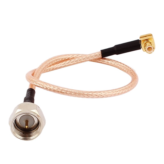 F-J Male to MCX-JW Male RG316 Coaxial Cable Pigtail 20cm