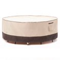 thumbnail image 1 of F&J Outdoors Waterproof Outdoor Table Cover 130"DIA x 35"H, 1 of 9