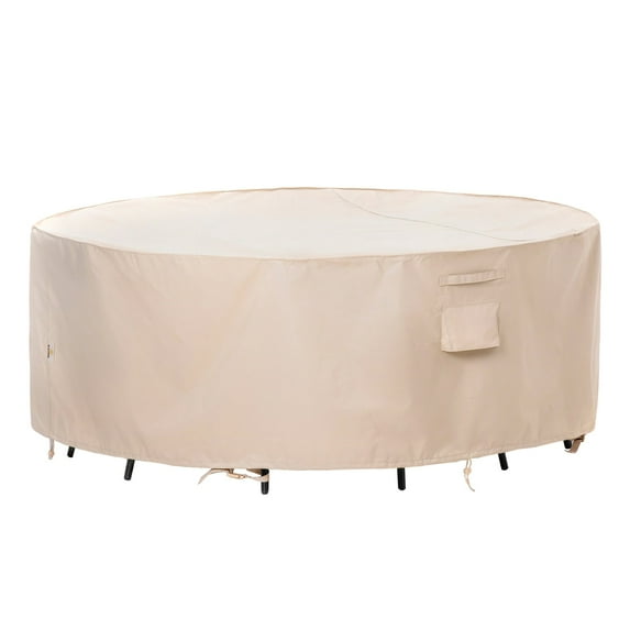 F&J Outdoors Waterproof Outdoor Table Cover 62"DIA x 27.5"H