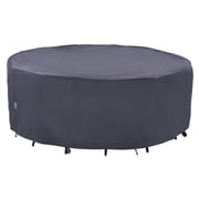 F&J Outdoors Durable Waterproof UV-Resistant Patio Table Cover with Drawstring Hem, 72 Diameter x 27.5 Height