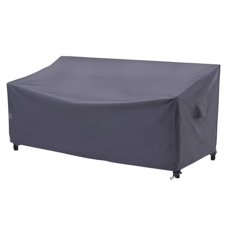 F&J Outdoors Waterproof Patio Sofa Cover 58"(W)×35(D)×35/25"(H)