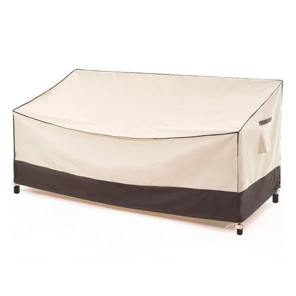 F&J Outdoors Waterproof Patio Sofa Cover 92"(W×42(D)×42/26"(H)