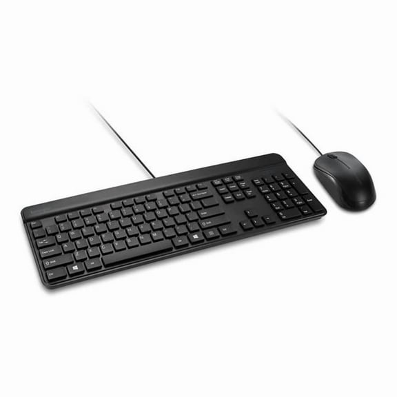 Simple Solutions KM201 Wired Desktop Set -TAA - USB Type A Cable Keyboard - 104 Key - Black - USB Type A Cable Mouse - Optical - 1600 dpi - 3 Button - Scroll Wheel - Black - Symmetrical - Compatibl...