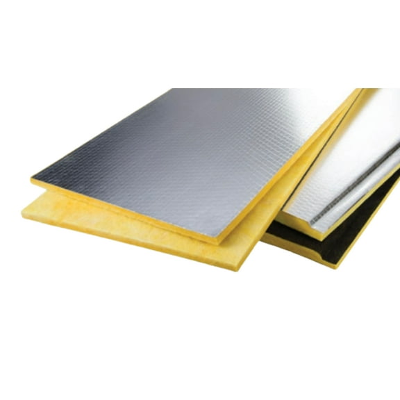 F&L R6 Johns Manville Duct Insulation Panel - HVAC Thermal Fiberglass Insulation for Sheet Metal Duct Systems (1.5in x 24in x 48in)