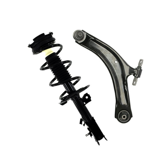 PM Auto Front Left Lower Control Arm Ball Joint-Quick Complete Strut-Coil Spring Assembly For 2014 2015 Nissan Rogue Select