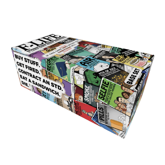 F-Llfe Base Set Card Game – Humorous Life Simulation Party Game for Adults, 2-6 Players, Ages 18+