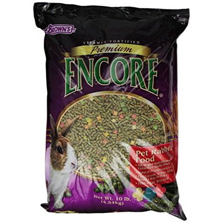F.M. Brown'S Encore Premium Rabbit Pet Food, 10-Pound