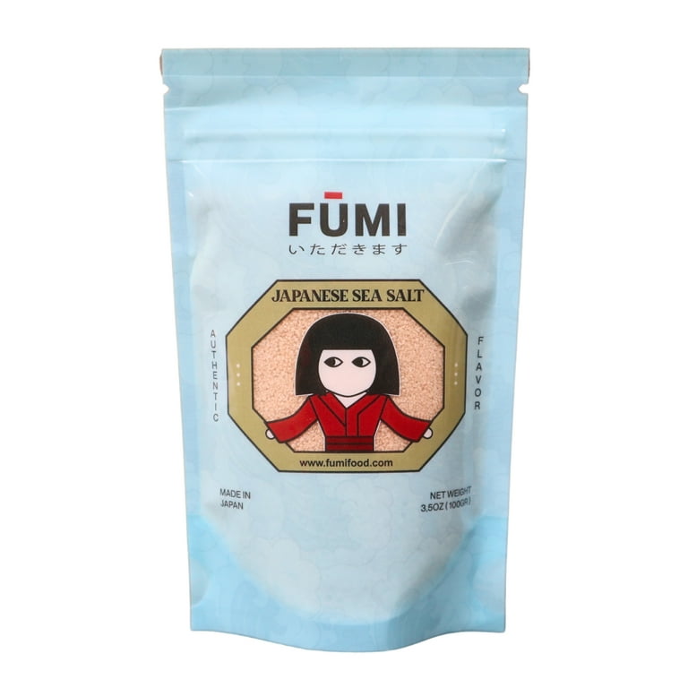 FMI Japanese Sea Salt, Handcrafted Gourmet, Mineral Rich, 3.53 oz