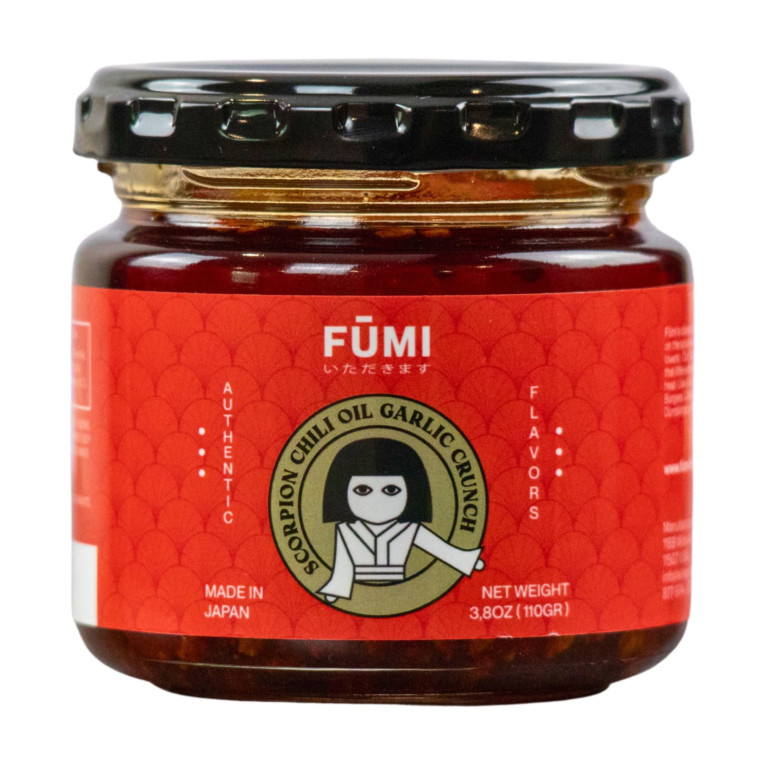 FŪMI Spicy Crunchy Garlic STF9 Chili Oil - Japanese Umami Condiment ...