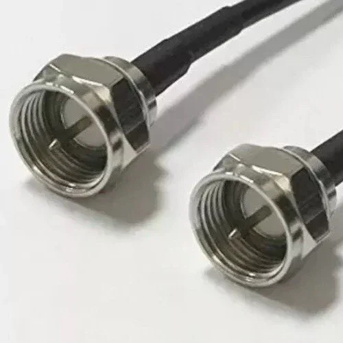 F Male To F Male 6 Feet Rg58 Coaxial Cable Tv Usa Made Assembly Usa Fast Ship