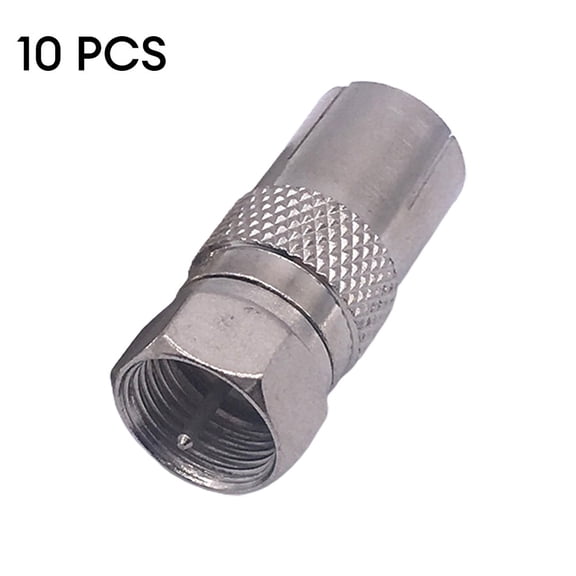 F Male To Tv9.5 Female Cable Tv Connector Tv Set -Top Boxes Connector Adapter 1Pcs YIWEI