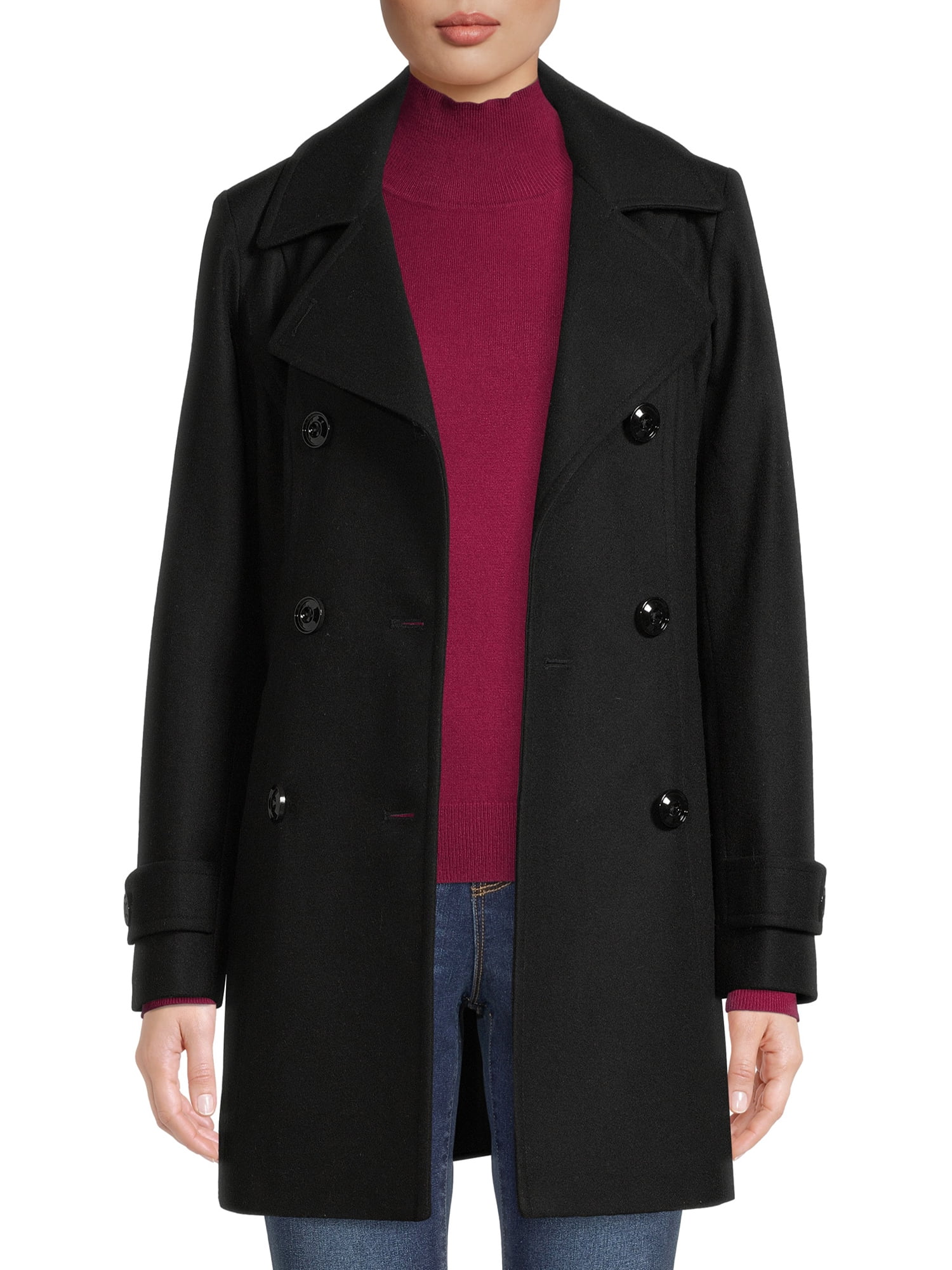 Double-breasted Wool coat ¥48,400 Brushed-Wool-Double-Breasted-