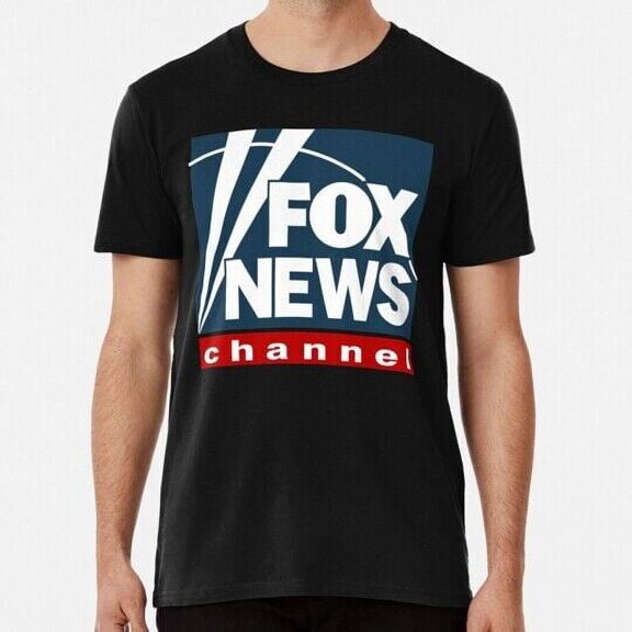 F O X News Logo S to 5XL Made in the USA T-Shirt