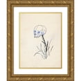 thumbnail image 1 of F. Ockerse 12x14 Gold Ornate Wood Frame and Double Matted Museum Art Print Titled - Human Skull on a Stick (1936), 1 of 4