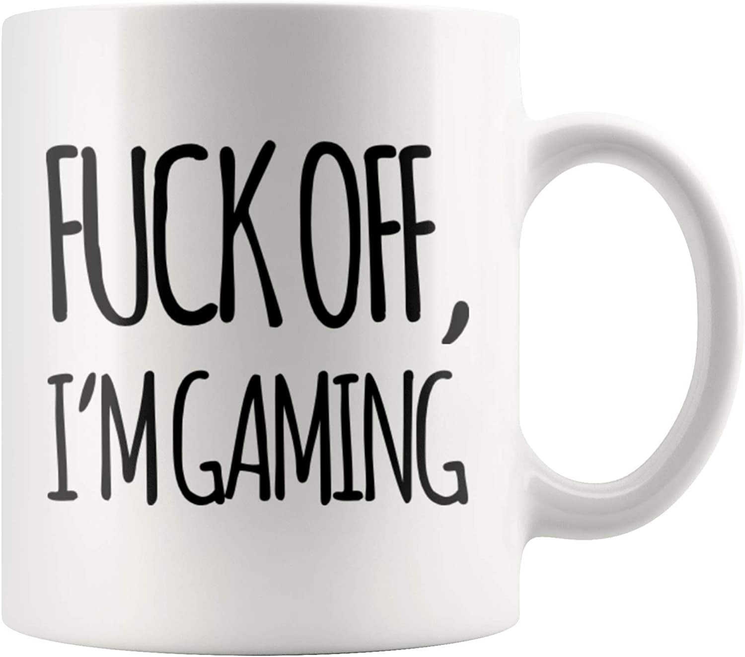 Fonhark - Funny Gamer Mug Set, MAN FACE Mug, WOMAN Face Mug, Birthday Mug,  (Pack of 2), 11 Oz Novelty Coffee Mug/Cup, White