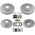 thumbnail image 1 of F&R Coated Disc Brake Rotors Ceramic Pads, Hardware Parking for Ridgeline 06-11, 1 of 15