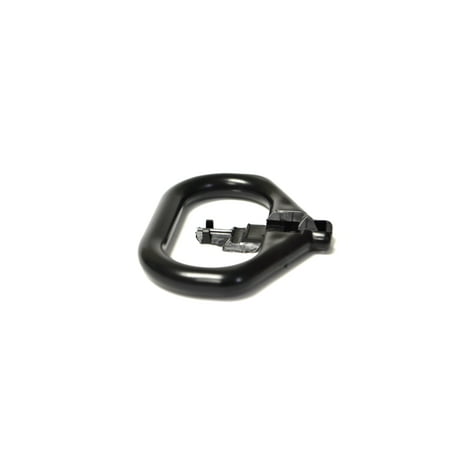 FR D Ring Recliner Handle, 3mm Black Plastic Cabinet & Furniture Pulls