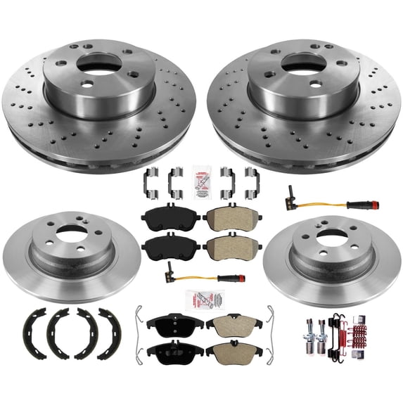 F&R High Performance Carbon For Mercedes Benz C300 4Matic 08-12 W/O Sport Pckge