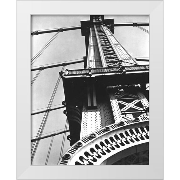 F Rosenstiels Widow and Son 15x18 White Modern Wood Framed Museum Art Print Titled - Eiffel Tower