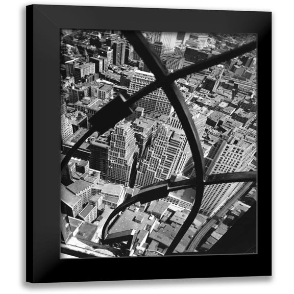 F Rosenstiels Widow and Son 20x24 Black Modern Framed Museum Art Print Titled - New York View