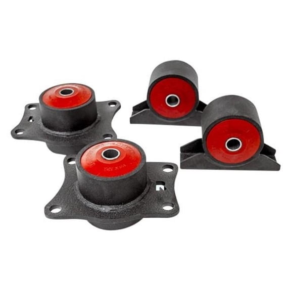 F-Series Black Steel Mounts 75A Bushings for 2000-2009 Honda S2000