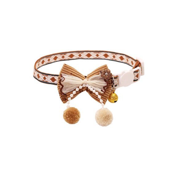 F Small Dog Collar Adjustable Kitten Neck Collar Soft And Durable Nylon With Quick Release Safety Buckle For Small Pets 7.87X0.5X0.4In 0.04Lb