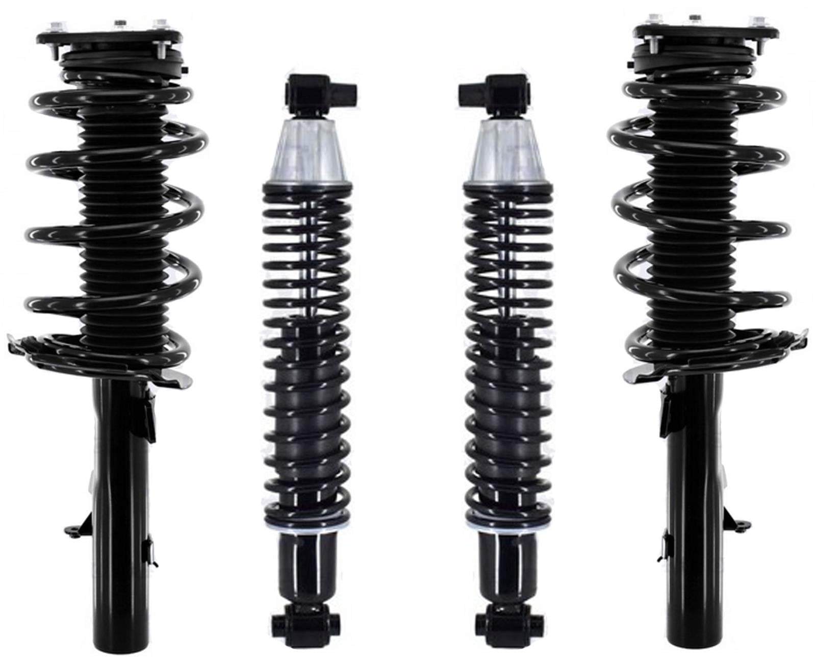 F Struts & Rear Shocks Load Leveling Coil Spring For Ford Transit ...