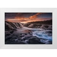 thumbnail image 1 of F. Turienzo, Carlos 18x13 White Modern Wood Framed Museum Art Print Titled - Blue Flow Ii, 1 of 4
