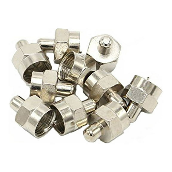 F-Type 75 Ohm Coaxial Terminator - Pack of 10