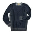 thumbnail image 1 of F/X Fusion Men's 101TR. Luxury Fitted Ribbed Crew Neck Sweater - Oatmeal Heather - XL, 1 of 1
