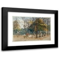 thumbnail image 1 of Félix Brard 24x17 Black Modern Framed Museum Art Print Titled - Place Des Ecoles and the Square of the Town Hall of the 14th Arrondissement (1917), 1 of 5