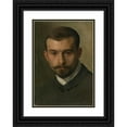 thumbnail image 1 of Félix Vallotton 14x18 Black Ornate Wood Framed Double Matted Museum Art Print Titled - Felix Jasinski (1887), 1 of 5