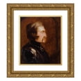 thumbnail image 1 of Félix Ziem 15x17 Gold Ornate Wood Frame and Double Matted Museum Art Print Titled - Armor Self -Portrait (19th Century), 1 of 4
