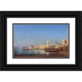 thumbnail image 1 of Félix Ziem 24x16 Black Ornate Framed Double Matted Museum Art Print Titled: African Tripoli, 1 of 5